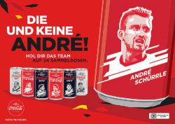 The special player portrait imagery on German Coca-Cola cans comes care of Indonesian illustrator Gilang Bogy. Photo: Coca-Cola Company