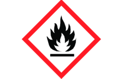 GHS02: Flammable/ Pictogram: www.reach-compliance.ch 