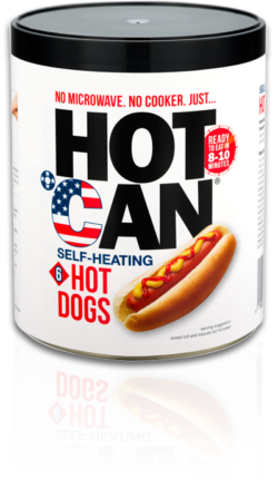 Hot dog from a can. © hotcan.com