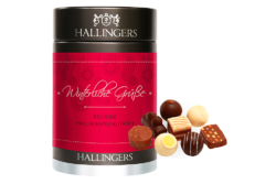 The run-up to Christmas is full of them: metal packages containing delightful treats such as chocolate, gingerbread and Christmas tea. Photo: Hallingers